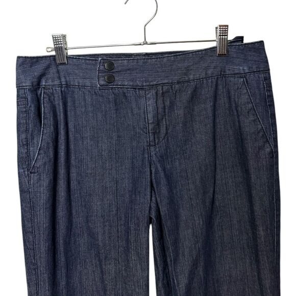 Tommy Hilfiger American Splendor Mid Rise Trouser Dark Blue Wash Women Size 6 - Picture 3 of 6